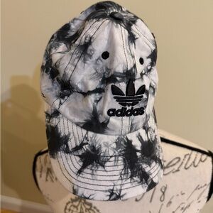 Adidas Black and White Tie-Dye Cap